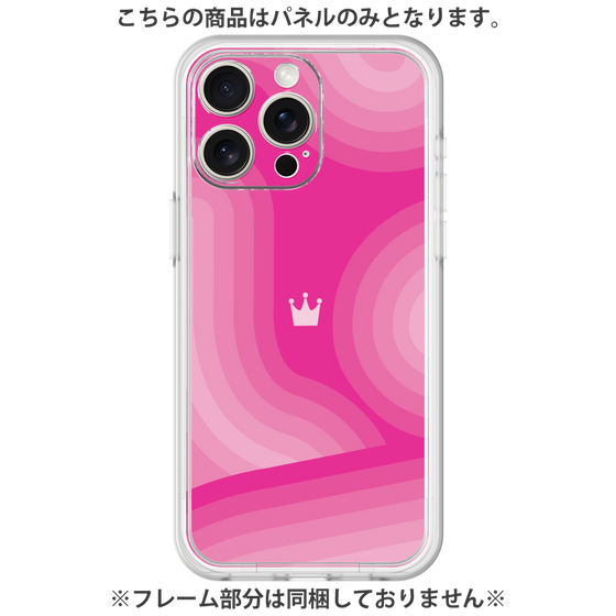 プレミアムパネル［ CASEPLAY Winding Pattern - Pink ］