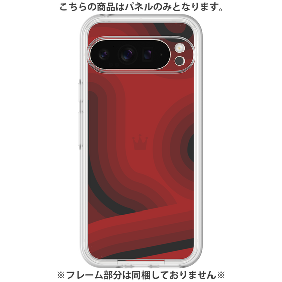 プレミアムパネル［ CASEPLAY Winding Pattern - Red ］