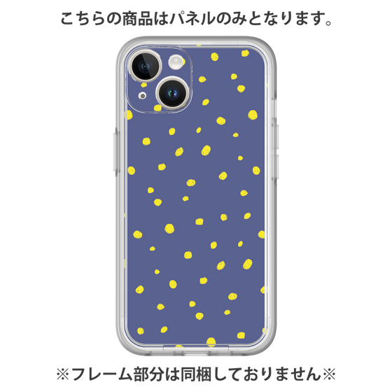 プレミアムパネル［ Drawing Dot - Navy ］