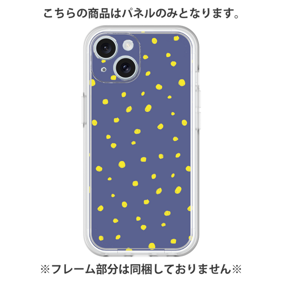 プレミアムパネル［ Drawing Dot - Navy ］