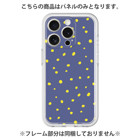 プレミアムパネル［ Drawing Dot - Navy ］