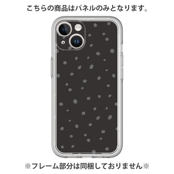 プレミアムパネル［ Drawing Dot - Black ］