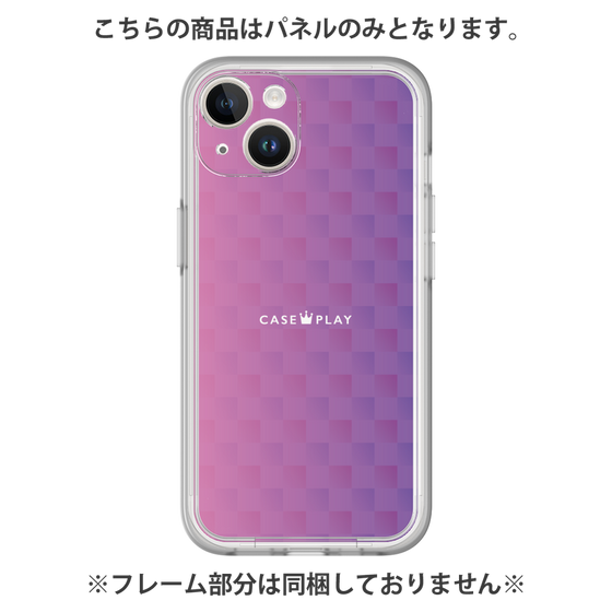プレミアムパネル［ CASEPLAY Check - Purple ］