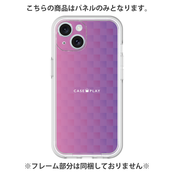 プレミアムパネル［ CASEPLAY Check - Purple ］