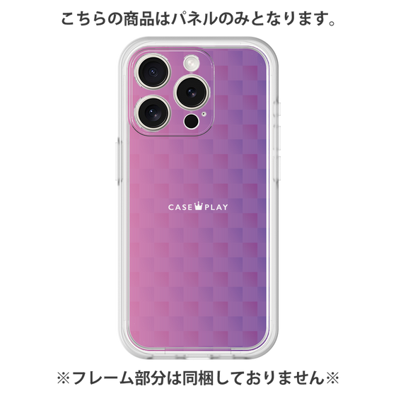 プレミアムパネル［ CASEPLAY Check - Purple ］
