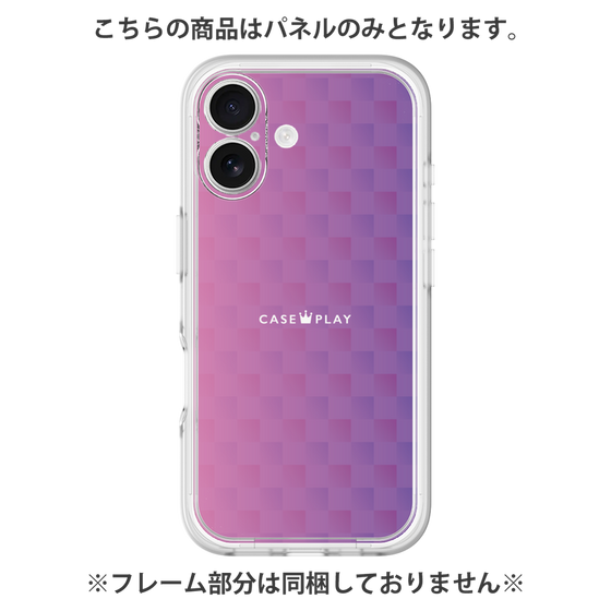 プレミアムパネル［ CASEPLAY Check - Purple ］