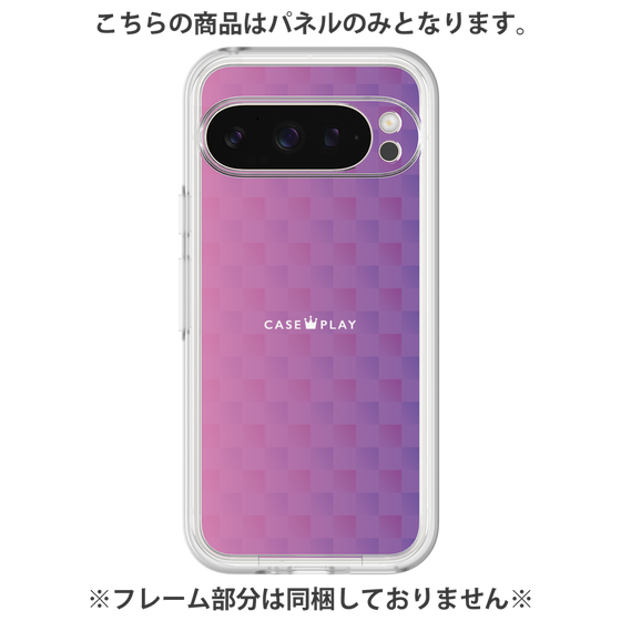 プレミアムパネル［ CASEPLAY Check - Purple ］