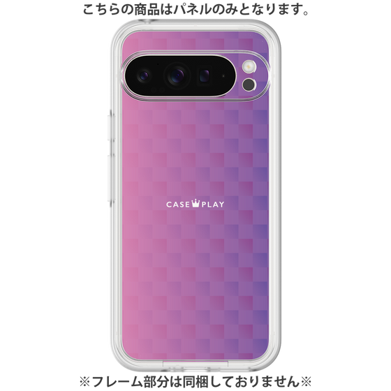 プレミアムパネル［ CASEPLAY Check - Purple ］