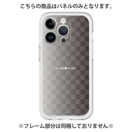 プレミアムパネル［ CASEPLAY Check - Black ］