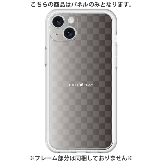 プレミアムパネル［ CASEPLAY Check - Black ］