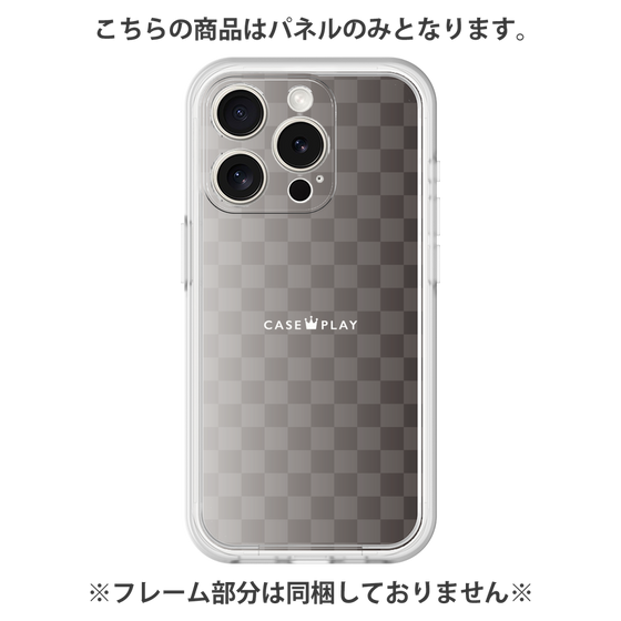 プレミアムパネル［ CASEPLAY Check - Black ］