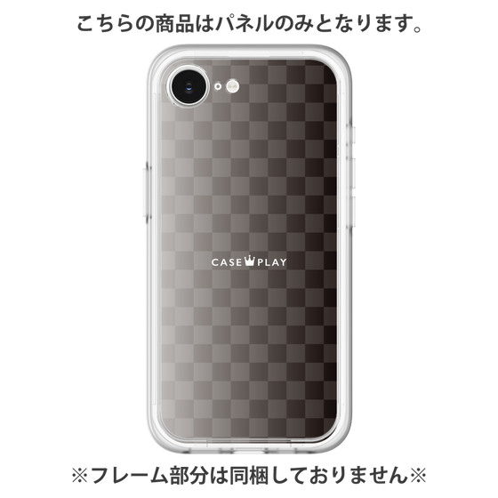 プレミアムパネル［ CASEPLAY Check - Black ］