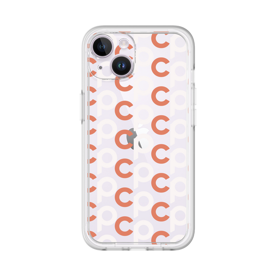 プレミアムパネル［ オリジナル - CASEPLAYイニシャル総柄 - オレンジ ］