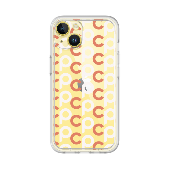プレミアムパネル［ オリジナル - CASEPLAYイニシャル総柄 - オレンジ ］