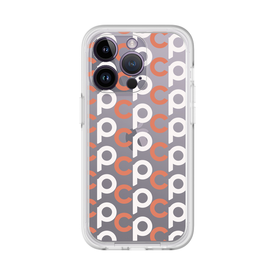 プレミアムパネル［ オリジナル - CASEPLAYイニシャル総柄 - オレンジ ］