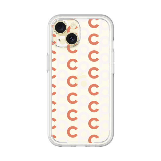 プレミアムパネル［ オリジナル - CASEPLAYイニシャル総柄 - オレンジ ］