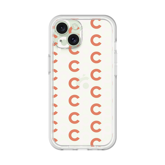 プレミアムパネル［ オリジナル - CASEPLAYイニシャル総柄 - オレンジ ］