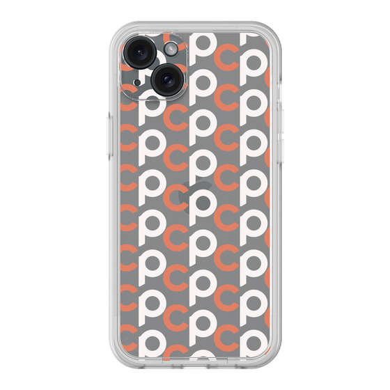 プレミアムパネル［ オリジナル - CASEPLAYイニシャル総柄 - オレンジ ］