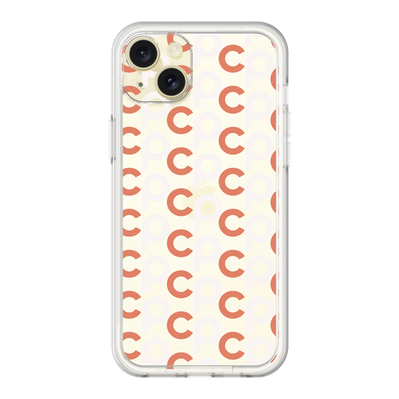 プレミアムパネル［ オリジナル - CASEPLAYイニシャル総柄 - オレンジ ］