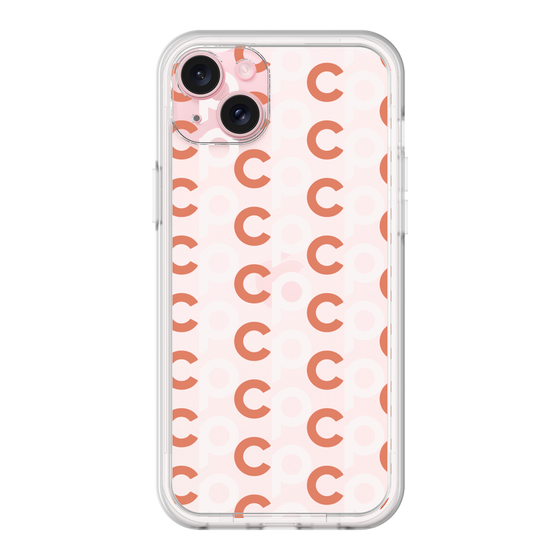 プレミアムパネル［ オリジナル - CASEPLAYイニシャル総柄 - オレンジ ］