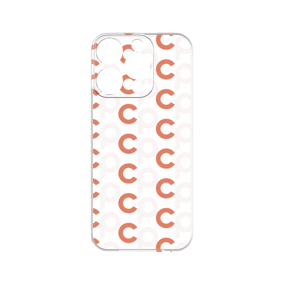 プレミアムパネル［ オリジナル - CASEPLAYイニシャル総柄 - オレンジ ］