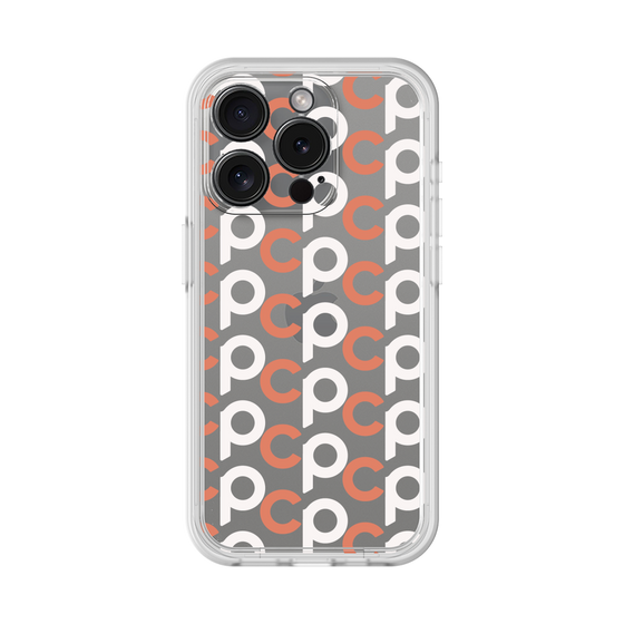 プレミアムパネル［ オリジナル - CASEPLAYイニシャル総柄 - オレンジ ］