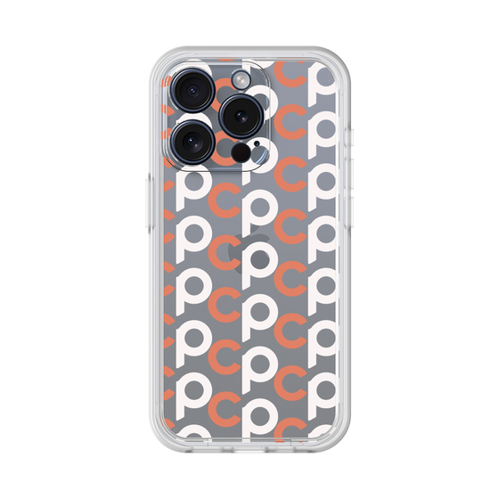 プレミアムパネル［ オリジナル - CASEPLAYイニシャル総柄 - オレンジ ］