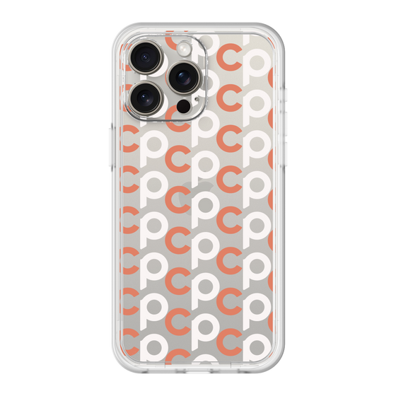 プレミアムパネル［ オリジナル - CASEPLAYイニシャル総柄 - オレンジ ］