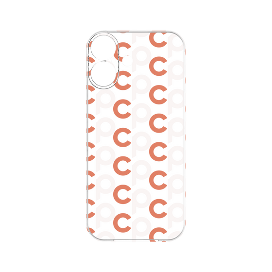 プレミアムパネル［ オリジナル - CASEPLAYイニシャル総柄 - オレンジ ］