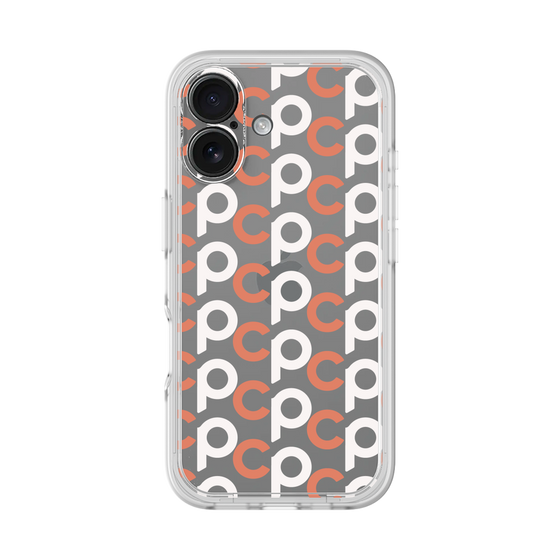 プレミアムパネル［ オリジナル - CASEPLAYイニシャル総柄 - オレンジ ］