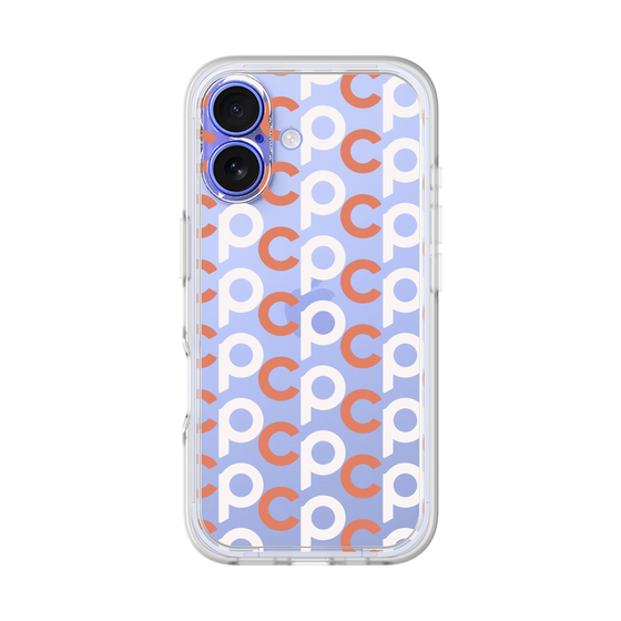 プレミアムパネル［ オリジナル - CASEPLAYイニシャル総柄 - オレンジ ］