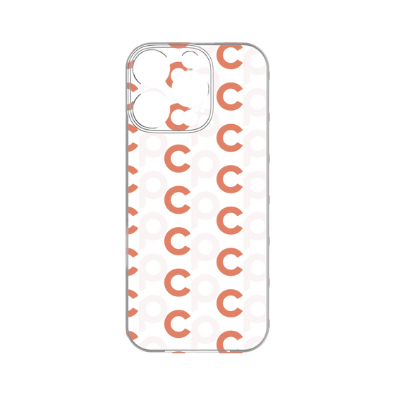 プレミアムパネル［ オリジナル - CASEPLAYイニシャル総柄 - オレンジ ］