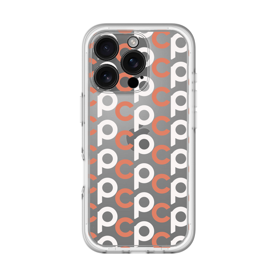 プレミアムパネル［ オリジナル - CASEPLAYイニシャル総柄 - オレンジ ］