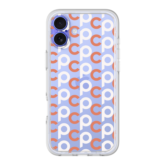 プレミアムパネル［ オリジナル - CASEPLAYイニシャル総柄 - オレンジ ］