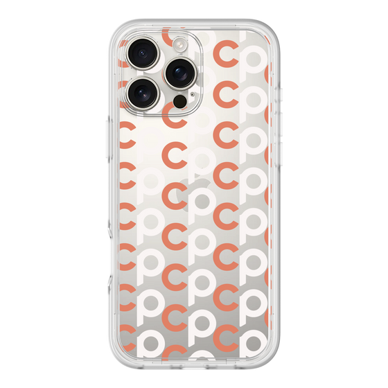 プレミアムパネル［ オリジナル - CASEPLAYイニシャル総柄 - オレンジ ］