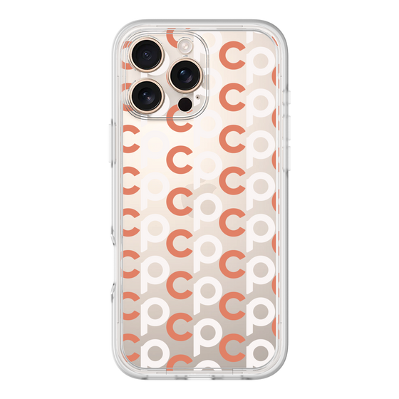 プレミアムパネル［ オリジナル - CASEPLAYイニシャル総柄 - オレンジ ］
