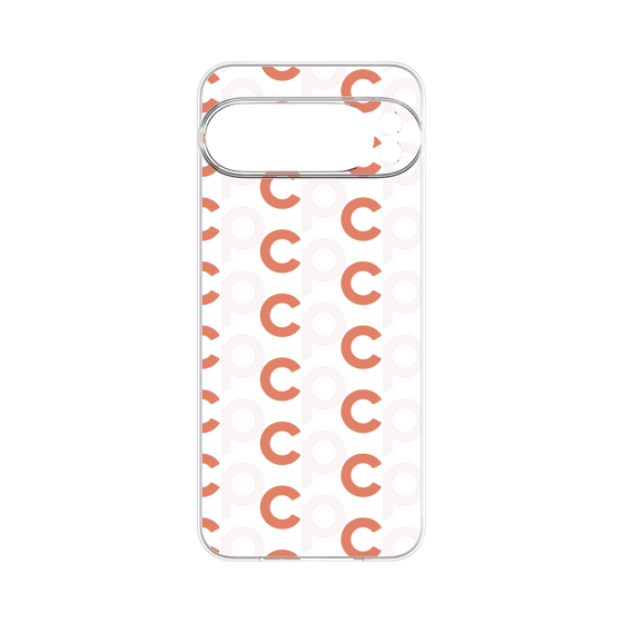 プレミアムパネル［ オリジナル - CASEPLAYイニシャル総柄 - オレンジ ］