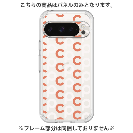 プレミアムパネル［ オリジナル - CASEPLAYイニシャル総柄 - オレンジ ］