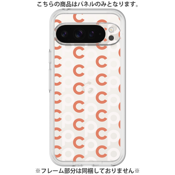 プレミアムパネル［ オリジナル - CASEPLAYイニシャル総柄 - オレンジ ］