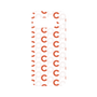プレミアムパネル［ オリジナル - CASEPLAYイニシャル総柄 - オレンジ ］