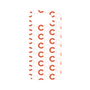 プレミアムパネル［ オリジナル - CASEPLAYイニシャル総柄 - オレンジ ］
