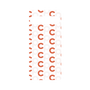 プレミアムパネル［ オリジナル - CASEPLAYイニシャル総柄 - オレンジ ］