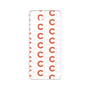 プレミアムパネル［ オリジナル - CASEPLAYイニシャル総柄 - オレンジ ］
