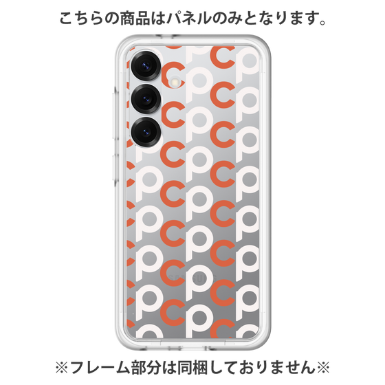プレミアムパネル［ オリジナル - CASEPLAYイニシャル総柄 - オレンジ ］