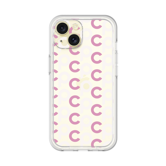 プレミアムパネル［ オリジナル - CASEPLAYイニシャル総柄 - ピンク ］