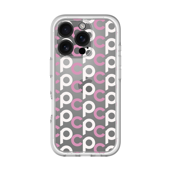 プレミアムパネル［ オリジナル - CASEPLAYイニシャル総柄 - ピンク ］