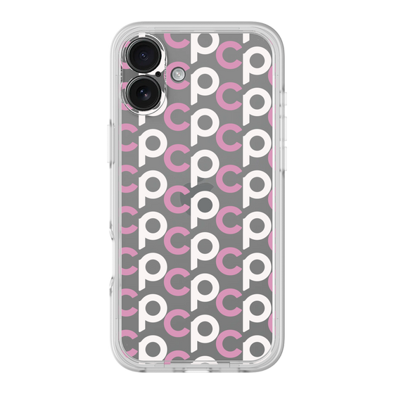 プレミアムパネル［ オリジナル - CASEPLAYイニシャル総柄 - ピンク ］