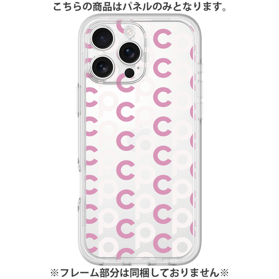 プレミアムパネル［ オリジナル - CASEPLAYイニシャル総柄 - ピンク ］