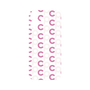 プレミアムパネル［ オリジナル - CASEPLAYイニシャル総柄 - ピンク ］