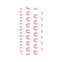 プレミアムパネル［ オリジナル - CASEPLAYイニシャル総柄 - ピンク ］